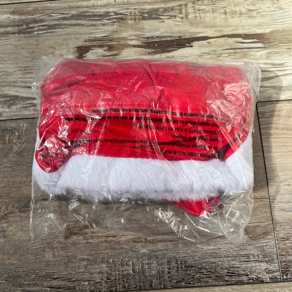 NEW Holiday Toddler Girls' Santa Dress with Hat, 2-Piece - Picture 6 of 7